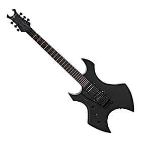 Gear4music Harlem X Left Handed Electric Guitar Black