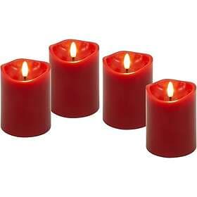 Goobay LED Wax Candle 7.5x10cm 4-pack (with Timer)