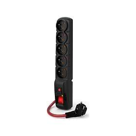 Acar F5 5-Way Surge Protected Power Strip 10m W2301