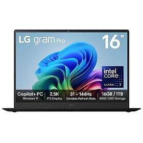 LG Gram Pro 16Z90TS-G 16" Core Ultra 7 256V 16GB RAM 1TB SSD