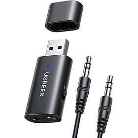 Ugreen UGR1207BLK Cm523 USB-A to 3.5mm Jack Adapter Bluetooth 5.1