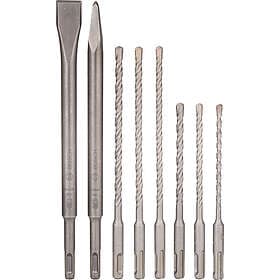 Bosch Professional 8 Piece SDS Drill and Chisel Set (w/o Battery)