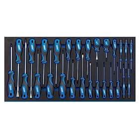 Draper IT-EVA17 Soft Grip Screwdriver Set Eva Insert Tray