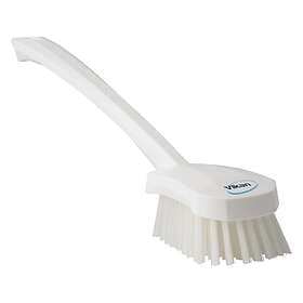 Vikan Washing Brush Long White Hard