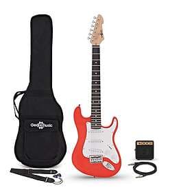Gear4music 3/4 LA Electric Guitar Red