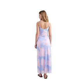 Balmohk 30000542 Strap Print Sleeveless Long Dress