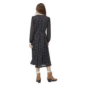 Pepe Jeans Pl952754 Long Sleeve Polka Dot Midi Dress