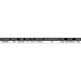 Daiwa Lexa 300 HL Ratio: 7.4:1