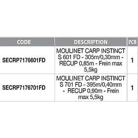 Sert Carp Instinct S 601FD