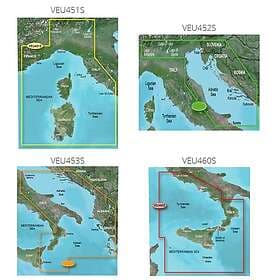 Garmin Veu452s-adriatic Sea North Coast Card Marine Charts Blue
