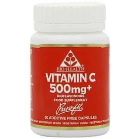 Bio-Health Bioflavonoid C 500 Vitamin C with Rose 60 Capsules