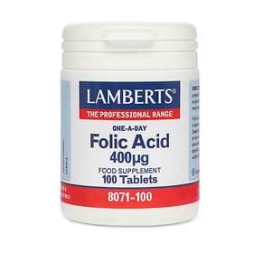 Lamberts Folic Acid 400mcg 100 Tablets