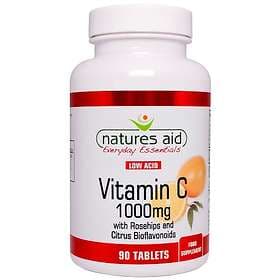 Natures Aid Vitamin C 1000mg Low Acid 90 Tablets