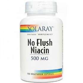 Solaray No Flush Niacin - 500mg 100 Capsules