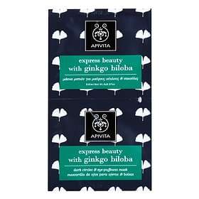 Apivita Express Beauty With Gingkgo Biloba Masks 2x2ml