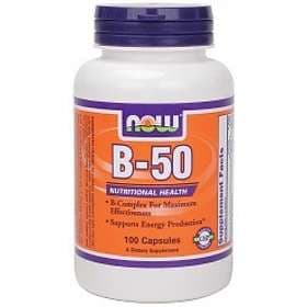 Now Foods Vitamin B-50 100 Capsules
