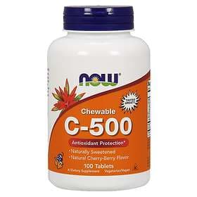 Now Foods Chewable Vitamin C-500 100 Tablets