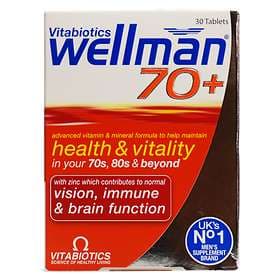 Vitabiotics Wellman 70+ 30 Tablets
