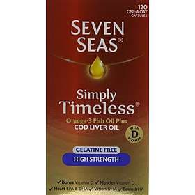 Seven Seas Extra High Strength Pure Cod Liver Oil 120 Capsules