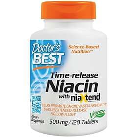 Doctor's Best Real Niacin 500mg 120 Tablets