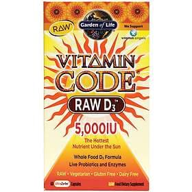 Garden of Life Vitamin Code RAW D3 5000IU 60 Capsules