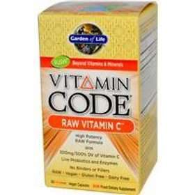 Garden of Life Vitamin Code Raw Vitamin C 60 Capsules