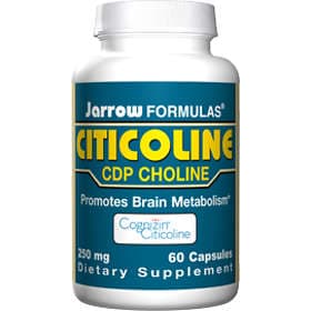 Jarrow Formulas Citicoline CDP Choline 250mg 60 Capsules