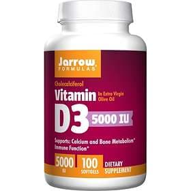 Jarrow Formulas Vitamin D3 5000IU 100 Capsules