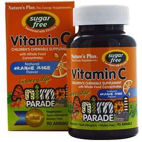Nature's Plus Animal Parade Vitamin C Sugar Free 90 Tablets