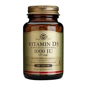 Solgar Vitamin D3 25mcg 1000IU 180 Capsules