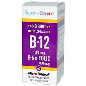 Superior Source Methylcobalamin B-12 1000mcg 60 Tablets
