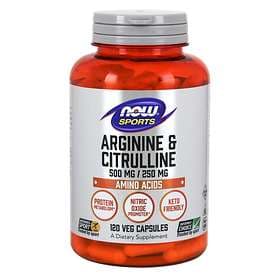 Now Foods Arginine & Citrulline 500 / 250 120 Capsules