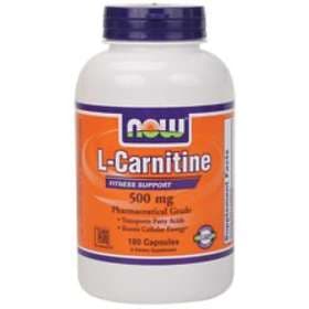 Now Foods L-Carnitine 500mg 180 Capsules