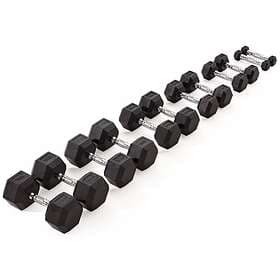 York Fitness Rubber Hex Dumbbell 1.25kg