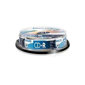 Philips CD-R 700MB 52x 10-pack Cakebox