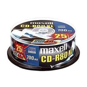 Maxell CD-R 700MB 48x 25-pack Cakebox