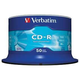 Verbatim CD-R 700MB 52x 50-pack Cakebox Extra Protection