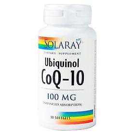 Solaray Ubiquinol CoQ-10 100mg 30 Capsules