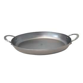 de Buyer Mineral B Element Oval Fry Pan 36cm (with 2 Handles)