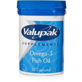 Valupak Omega-3 Fish Oil 1000mg 30 Capsules