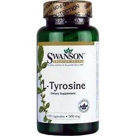 Swanson L-Tyrosine 500mg 100 Capsules