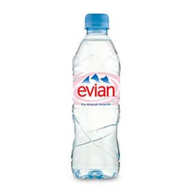 Evian Natural Mineral Water 0.5l