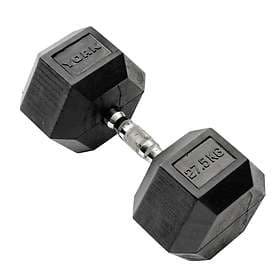 York Fitness Rubber Hex Dumbbell 27.5kg