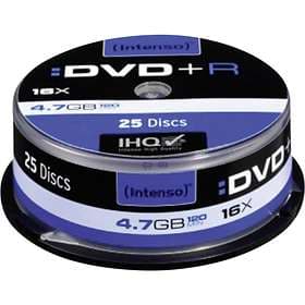 Intenso DVD+R 4.7GB 16x 25-pack Cakebox