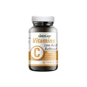 Lifeplan High Strength Low Acid Buffered Vitamin C 1000mg 90 Tablets