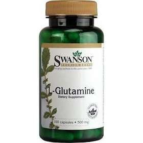 Swanson L-Glutamine 500mg 100 Capsules