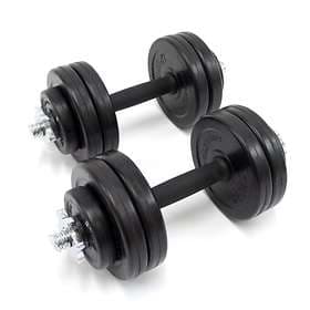 Bodymax Deluxe Rubber Dumbbell Kit 15kg
