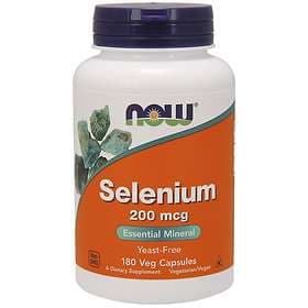 Now Foods Selenium Yeast Free 200mcg 180 Capsules