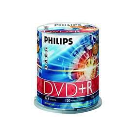 Philips DVD+R 4.7GB 16x 100-pack Cakebox