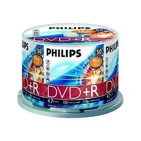 Philips DVD+R 4.7GB 16x 50-pack Cakebox